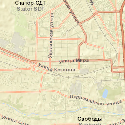 Pyatigorsk Street Map