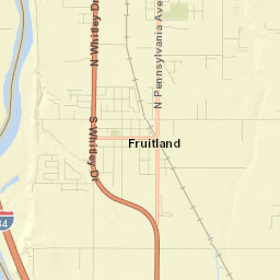 Fruitland Street Map