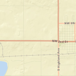 Lake County Street Map