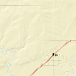 Moody County Street Map