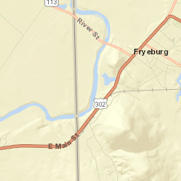 Fryeburg Street Map