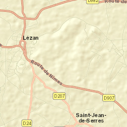 Lézan Street Map