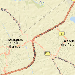 Althen-des-Paluds Street Map