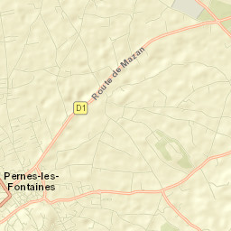 Pernes-les-Fontaines Street Map