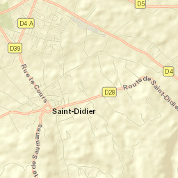 Saint-Didier Street Map