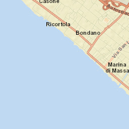 Marina di Massa Street Map