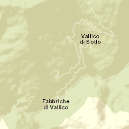 Fabbriche di Vallico Street Map
