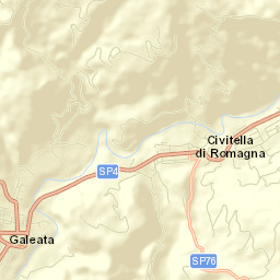 Civitella di Romagna Street Map