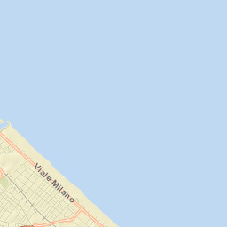 Riccione Street Map