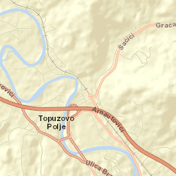 Gornje Moštre Street Map