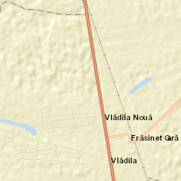 Comuna Vlădila Street Map