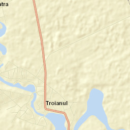 Comuna Troianul Street Map