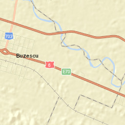 Comuna Buzescu Street Map