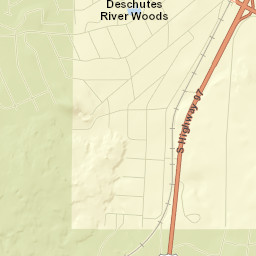 Deschutes River Woods Street Map
