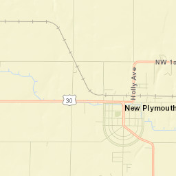 3752-3830 Southwest 1st Avenue, New Plymouth Street Map