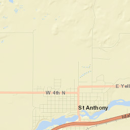 Saint Anthony Street Map