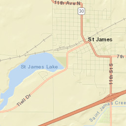 Saint James Street Map