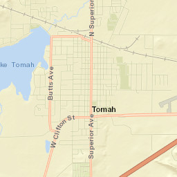 419 East Washington Street, Tomah, WI Street Map