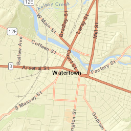 Watertown Street Map
