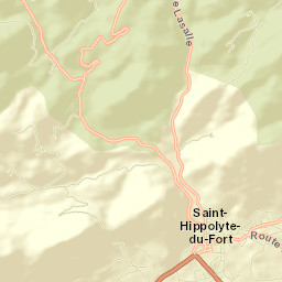 Saint-Hippolyte-du-Fort Street Map