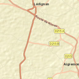 Lédignan Street Map