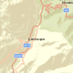 Lantosque Street Map