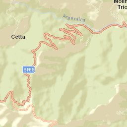 Molini di Triora Street Map