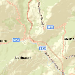 Lucinasco Street Map