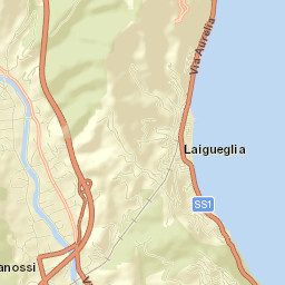 Laigueglia Street Map