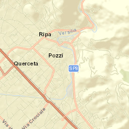 Ripa-Pozzi-Querceta-Ponterosso Street Map