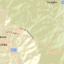 Provincia di Pistoia Street Map