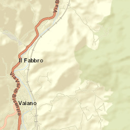 Vaiano Street Map