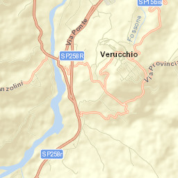 Verucchio Street Map