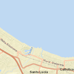 Cattolica Street Map