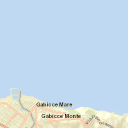 Gabicce Mare Street Map