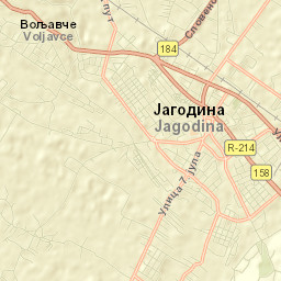Jagodina Street Map
