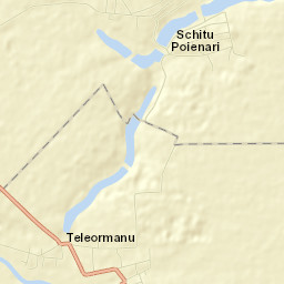 Comuna Vităneşti Street Map