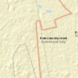 Komsomol’skiy Street Map