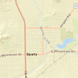 110 S Water St, Sparta, WI 54656 Street Map