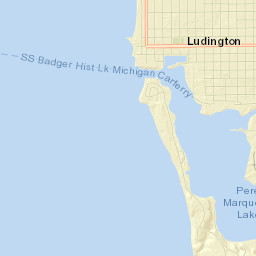 Ludington Street Map