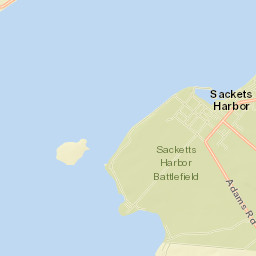 Sackets Harbor Street Map