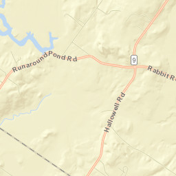 Hallowell Road, Durham, ME 04222, USA Street Map