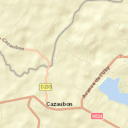 Cazaubon Street Map
