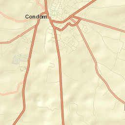 Condom Street Map