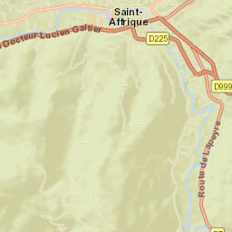 Saint-Affrique Street Map