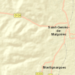 Saint-Geniès-de-Malgoirès Street Map