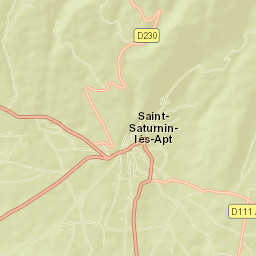 Saint-Saturnin-lès-Apt Street Map