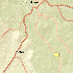 Forcalquier Street Map