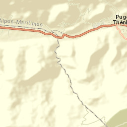 Puget-Théniers Street Map