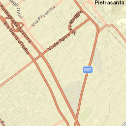 Pietrasanta Street Map